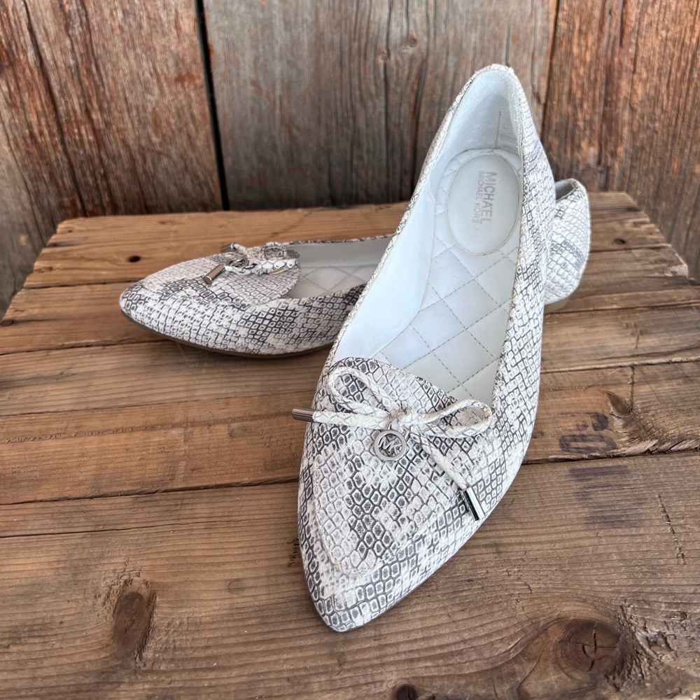 Michael Kors Snake Skin Flats